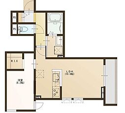 Ｐａｒｔｅｎｚａ松波さくら通り 103 1階1LDKの間取り