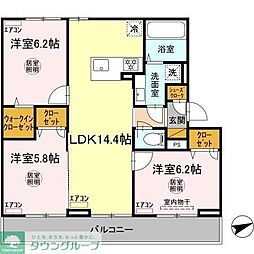 間取図画像 3LDK