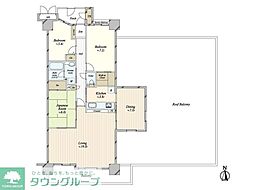 ジースクエア 3LDKの間取図画像