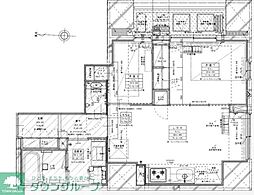 Garden Xavis木場 2LDKの間取図画像