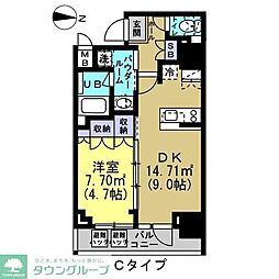 ルーラル二十四番館 1LDKの間取図画像