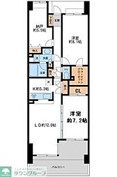 リーベスト西千葉 3LDKの間取図画像