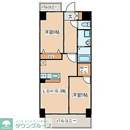 アルファード 2LDKの間取図画像