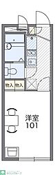レオパレスカテリーナ芝山 1Kの間取図画像