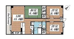 カーサ・レグルス 3LDKの間取図画像