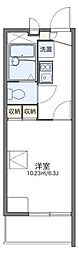 レオパレスSNOW 1Kの間取図画像