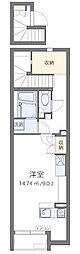 レオネクスト美浜 ワンルームの間取図画像