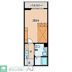 仮)稲毛東3丁目計画 1Kの間取図画像
