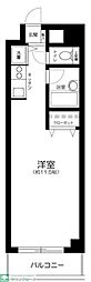 大成ルームズ 1Kの間取図画像