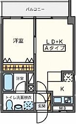ダイワティアラ津田沼5 1LDKの間取図画像