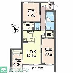 物件の間取り