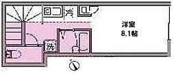 マーキュリー平井 ワンルームの間取図画像