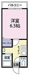 間取図画像 1K