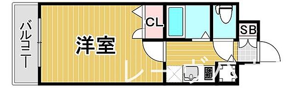 福岡県福岡市博多区比恵町(賃貸マンション1K・12階・20.11㎡)の写真 その2