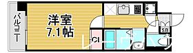 福岡県福岡市博多区中洲５丁目（賃貸マンション1K・3階・24.76㎡） その2