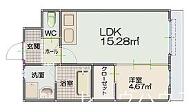 福岡県福岡市城南区梅林２丁目（賃貸マンション1LDK・1階・33.08㎡） その2