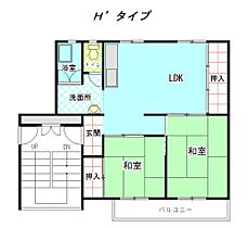 公社賃貸SMALIO 茨木郡山  ｜ 大阪府茨木市新郡山2丁目内（賃貸マンション2LDK・3階・45.72㎡） その2