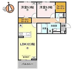 物件の間取り
