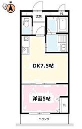 間取図画像 1DK