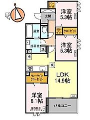 物件の間取り