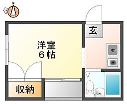 徳島県徳島市庄町3丁目（賃貸マンション1K・2階・23.00㎡） その2