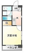 徳島県徳島市北島田町1丁目（賃貸マンション1K・2階・26.32㎡） その2