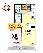 徳島県徳島市住吉5丁目（賃貸アパート1LDK・2階・40.18㎡） その2