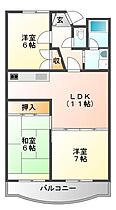 徳島県徳島市北佐古一番町（賃貸マンション3LDK・3階・68.50㎡） その2