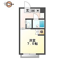 徳島県徳島市庄町2丁目（賃貸アパート1K・3階・23.30㎡） その2