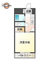 徳島県徳島市庄町3丁目（賃貸マンション1K・1階・25.00㎡） その2