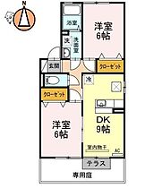 徳島県徳島市南島田町1丁目（賃貸アパート2LDK・1階・50.30㎡） その2