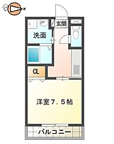 徳島県徳島市沖浜町大木（賃貸マンション1K・3階・28.49㎡） その2