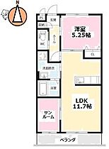 徳島県徳島市北佐古二番町（賃貸アパート1LDK・3階・45.54㎡） その2