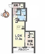 徳島県徳島市下助任町5丁目（賃貸マンション1LDK・3階・59.18㎡） その2