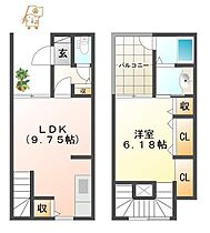 徳島県徳島市住吉2丁目（賃貸アパート1LDK・1階・46.37㎡） その2