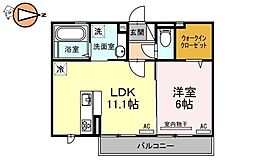 徳島県徳島市沖浜町南開（賃貸アパート1LDK・1階・42.86㎡） その2