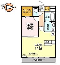 徳島県徳島市南島田町4丁目（賃貸アパート1LDK・3階・49.00㎡） その2