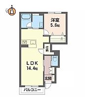 徳島県徳島市春日2丁目（賃貸アパート1LDK・1階・48.61㎡） その2