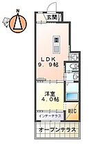 徳島県徳島市南矢三町1丁目（賃貸アパート1LDK・1階・36.68㎡） その2