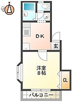 徳島県徳島市沖浜1丁目（賃貸マンション1DK・3階・25.00㎡） その2