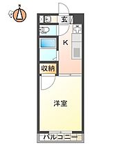 徳島県徳島市佐古七番町（賃貸マンション1K・5階・25.00㎡） その1