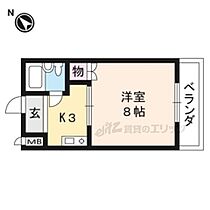 セントアンドリュ－ス 303 ｜ 滋賀県大津市湖城が丘（賃貸マンション1K・3階・26.73㎡） その2