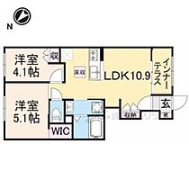 チェスナッツ 102 ｜ 滋賀県米原市宇賀野（賃貸アパート2LDK・1階・48.60㎡） その2