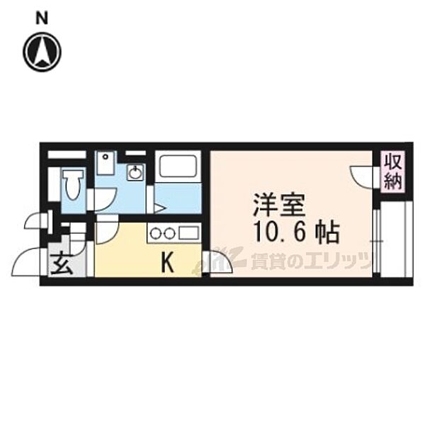 レオネクスト阿星 105｜滋賀県湖南市石部南２丁目(賃貸アパート1K・1階・30.03㎡)の写真 その2