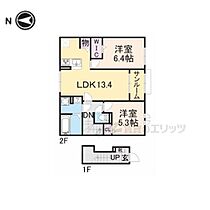 滋賀県高島市今津町今津（賃貸アパート2LDK・2階・62.62㎡） その2