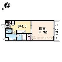 滋賀県東近江市垣見町（賃貸マンション1DK・3階・33.37㎡） その2