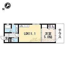 滋賀県近江八幡市出町（賃貸アパート1LDK・1階・38.52㎡） その2