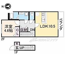 ＬｅＣｉｅｌ 202 ｜ 滋賀県長浜市宮司町（賃貸アパート1LDK・2階・42.89㎡） その2