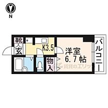 滋賀県大津市長等２丁目（賃貸マンション1K・2階・21.54㎡） その2