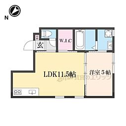 ランマンスクエア 1LDKの間取図画像